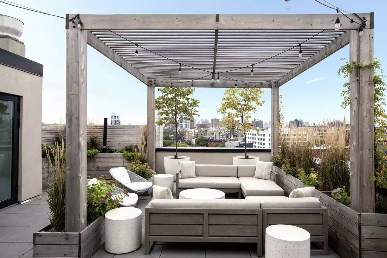 20 Stunning Modern Pergola Designs That'll Transform Your Outdoor Living Space 3 Weathered Wood Pergola