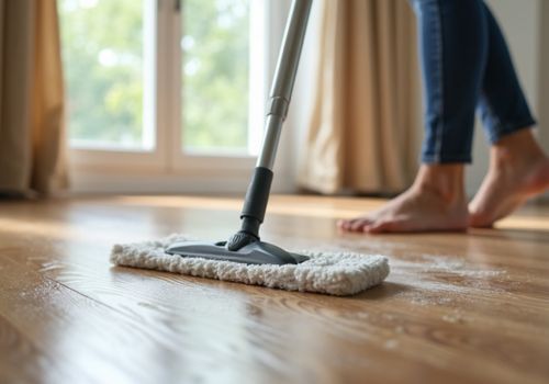 Wet Mopping Laminate Floors