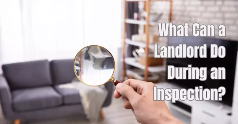 What Can a Landlord Do During an Inspection?
