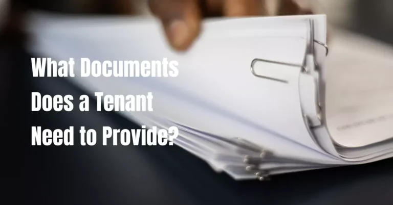 What Documents Does a Tenant Need to Provide?
