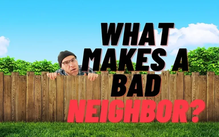 What Makes a Bad Neighbor: Disturbance, Intrusion, and Unfriendliness