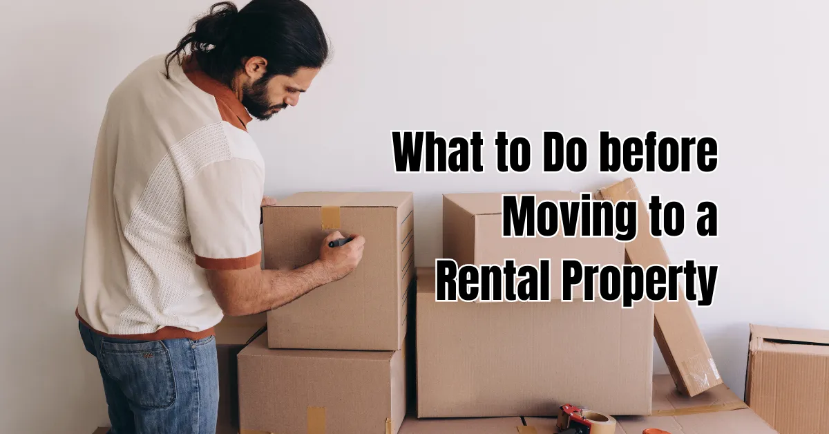 What to Do before Moving to a Rental Property