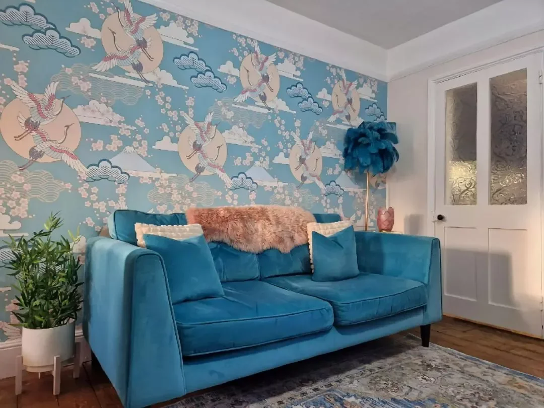 35 Stunning Living Room Wallpaper Ideas to Transform Your Space 27 Whimsical Wonder