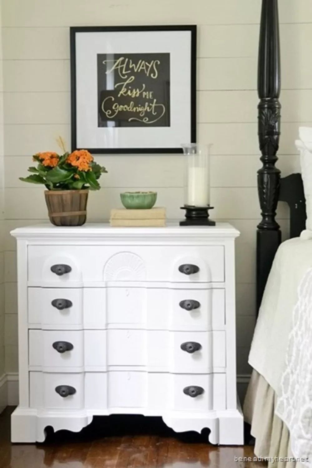 49 Stunning Farmhouse Bedroom Designs That Will Transform Your Space 47 White Painted Furniture