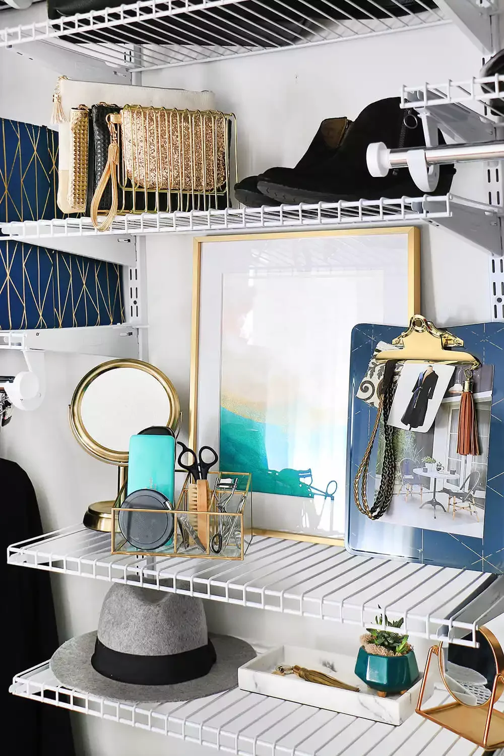 33 Amazing Closet Shelving Ideas That Will Transform Your Storage Space White Wire Shelving System