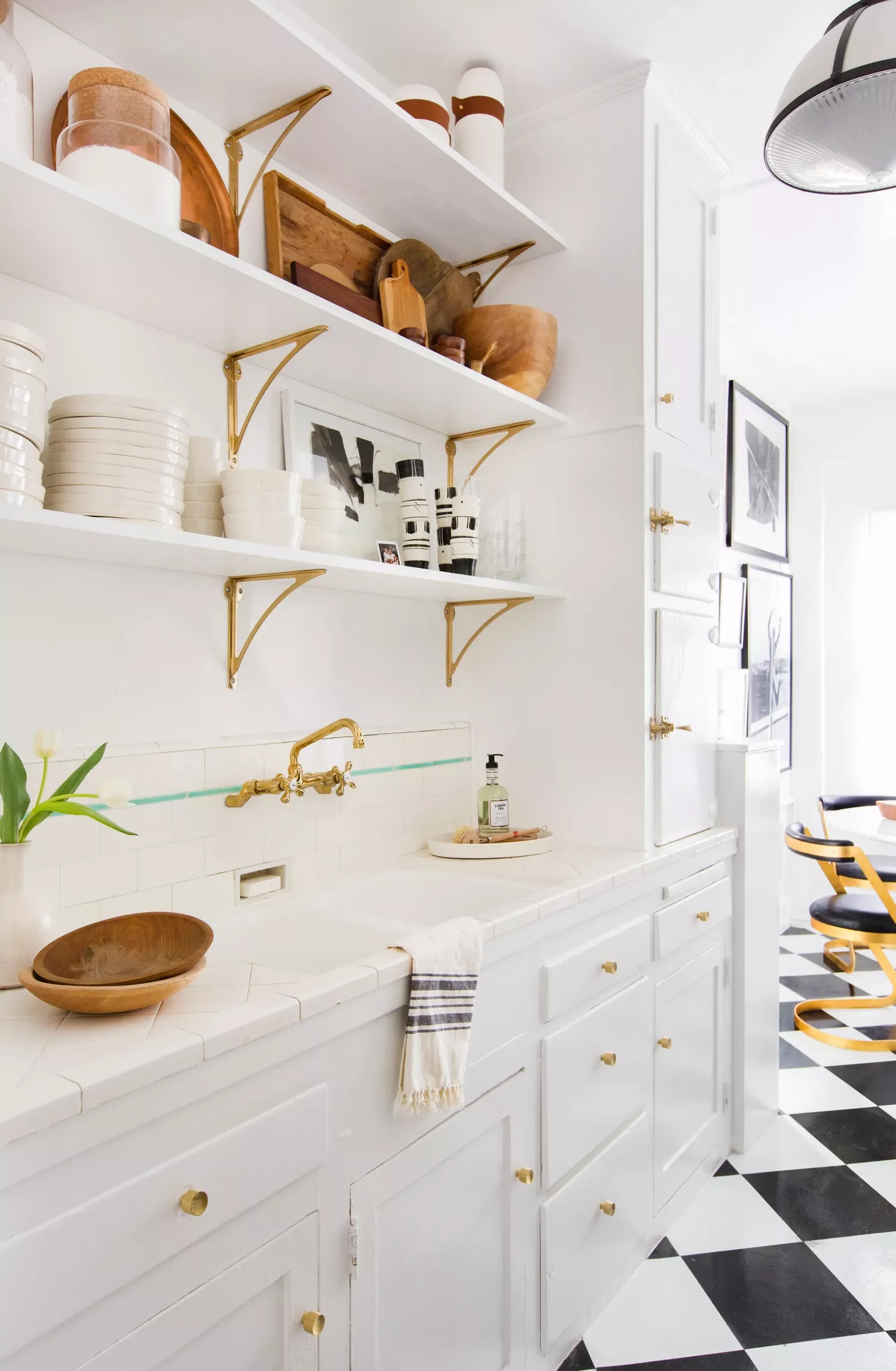 35 Stunning White and Gold Kitchen Designs for Ultimate Luxury White and Gold Kitchen With Old Hollywood Glam