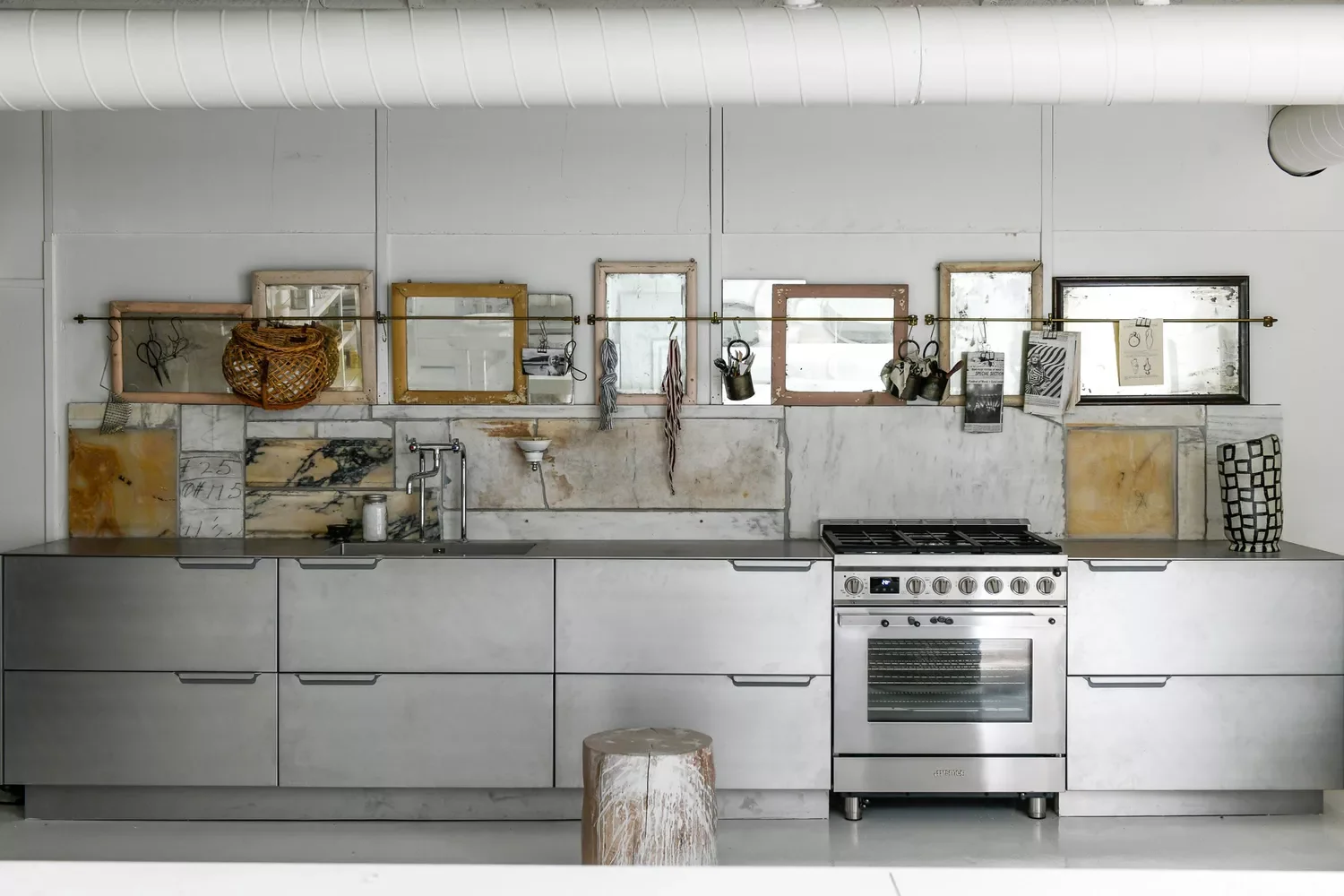 33 Creative Basement Kitchenette Ideas to Transform Your Lower Level 17 Whitewash the Walls
