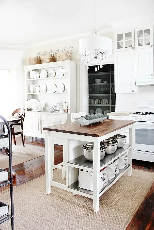 59 Timeless White Kitchen Design Ideas That Never Go Out of Style Whitewashed Furniture
