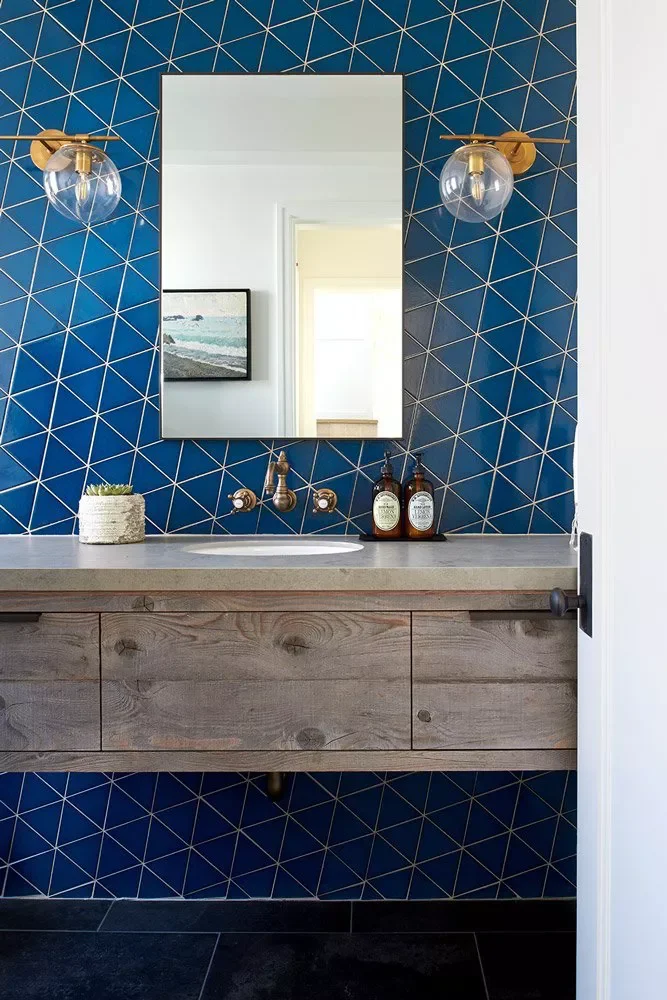 44 Bathroom Accent Wall Ideas That Completely Transform Whole Wall Tile Accent