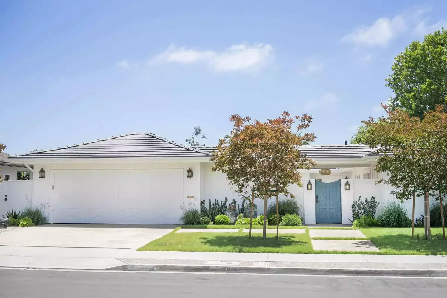 Wide Asphalt Driveway