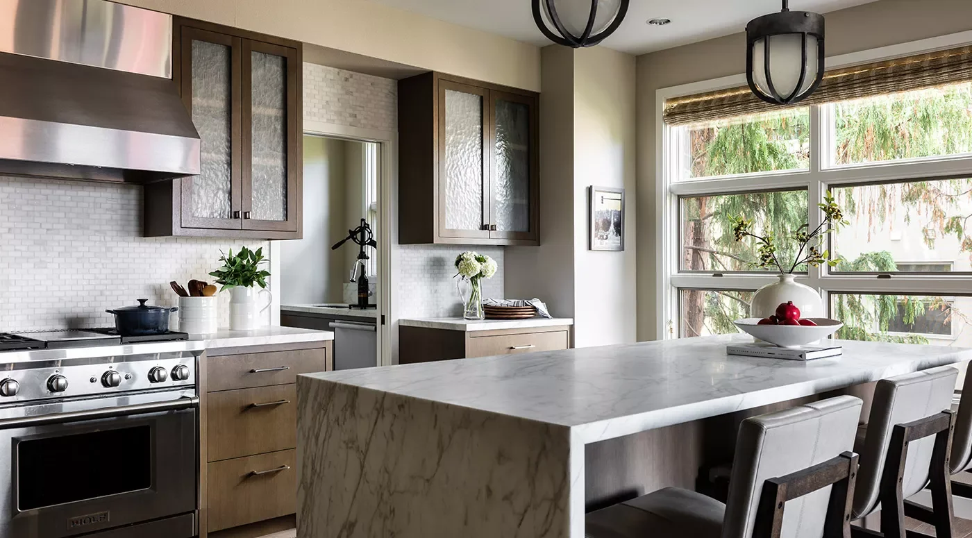101 Kitchen Island Ideas That Will Transform Your Cooking Space 63 Wide Waterfall Island