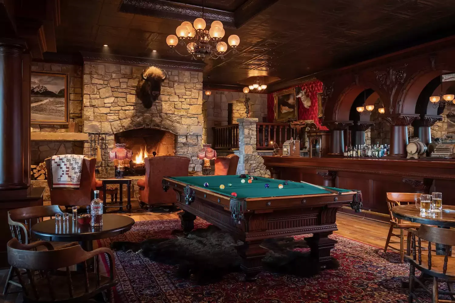 43 Basement Bar Ideas That Transform Your Space Into the Ultimate Entertainment Zone 32 Wild West Saloon Bar