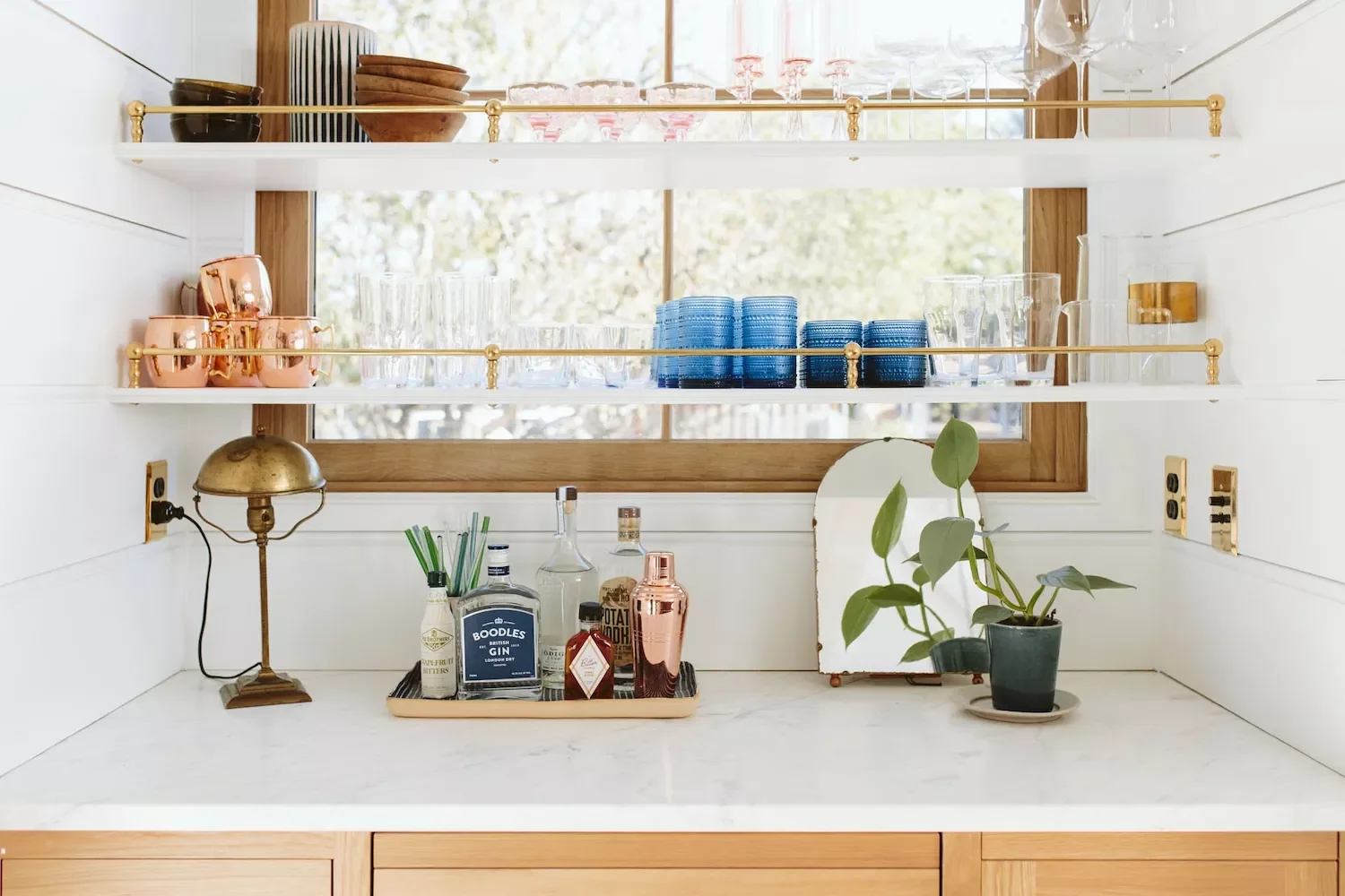 41 Stylish Bar Shelf Ideas That Will Transform Your Home Bar 8 Window Bar Shelf