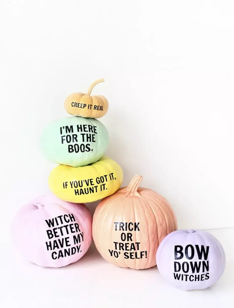 90 Creative Halloween Pumpkin Decorating Ideas to Try This Season 39 Witty Pumpkin