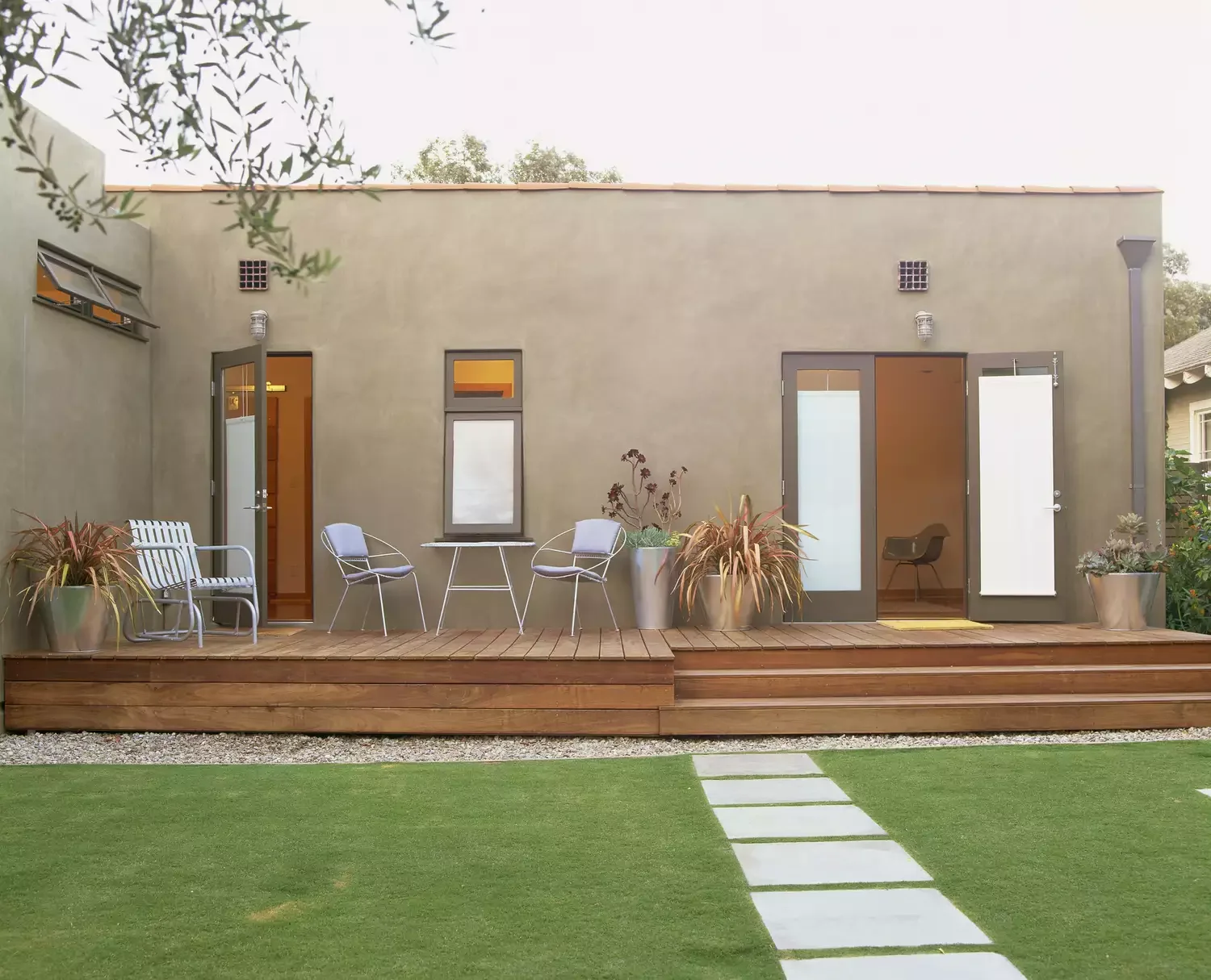 15 Creative Deck Skirting Ideas to Transform Your Outdoor Space 1 Wood Deck Skirting Combined With Stairs