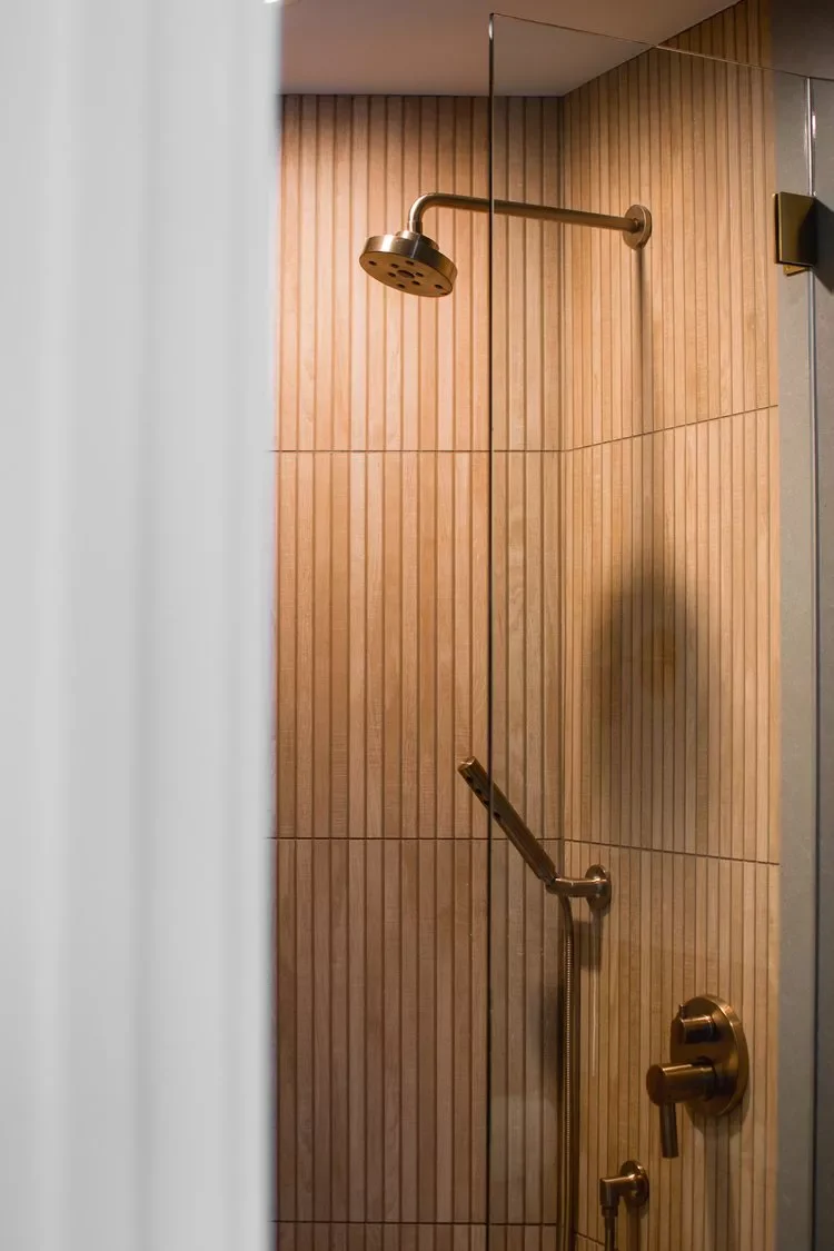30 Stunning Walk-In Shower Tile Ideas to Transform Your Bathroom 22 Wood-Look Shower Tile