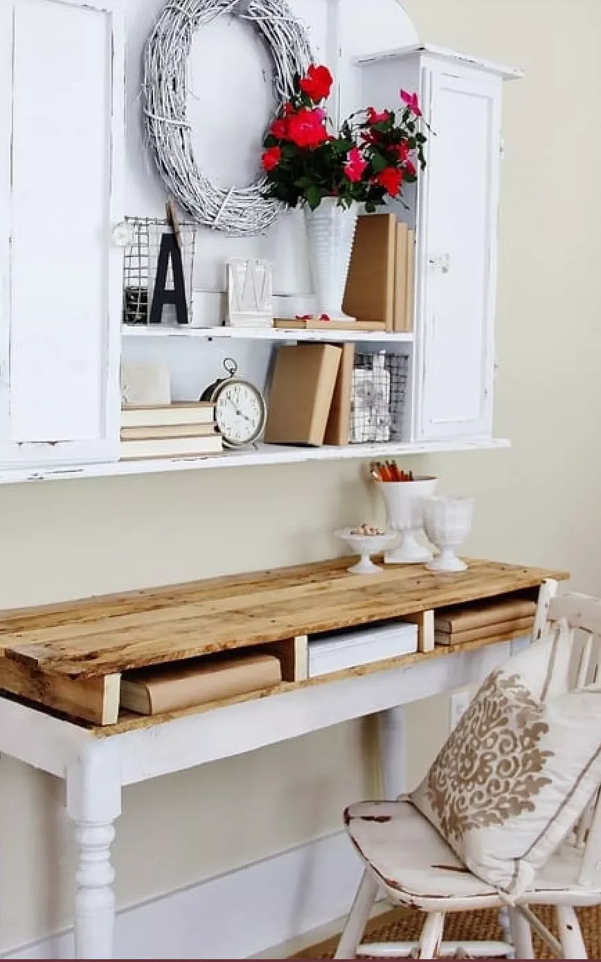 60 Creative Wood Pallet Furniture Projects That Won't Break Your Budget Wood Pallet Desk