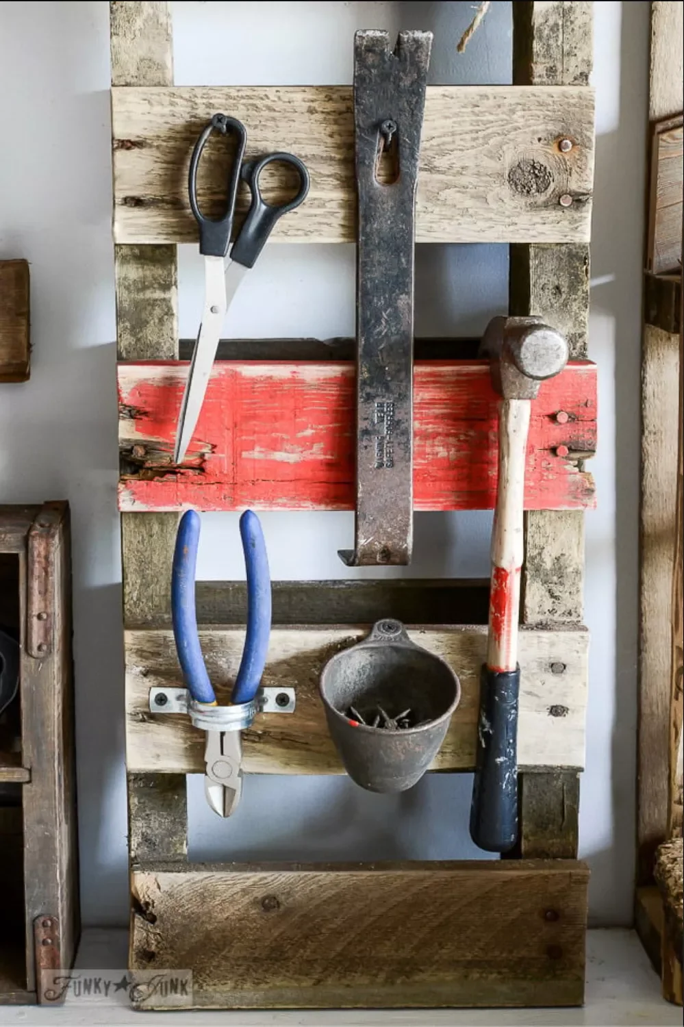 52 Creative DIY Garage Organization Ideas That Transform Your Space Wood Pallet Wall Shelf