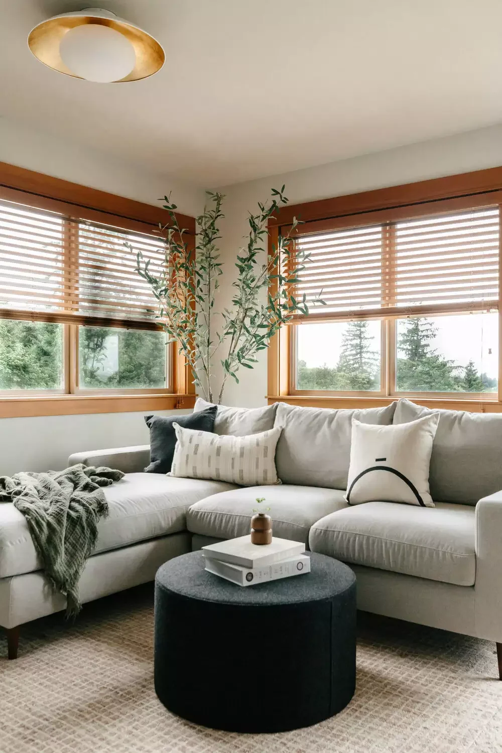 57 Beautiful Window Treatment Ideas That Transform Any Room on Any Budget 29 Wooden Blinds