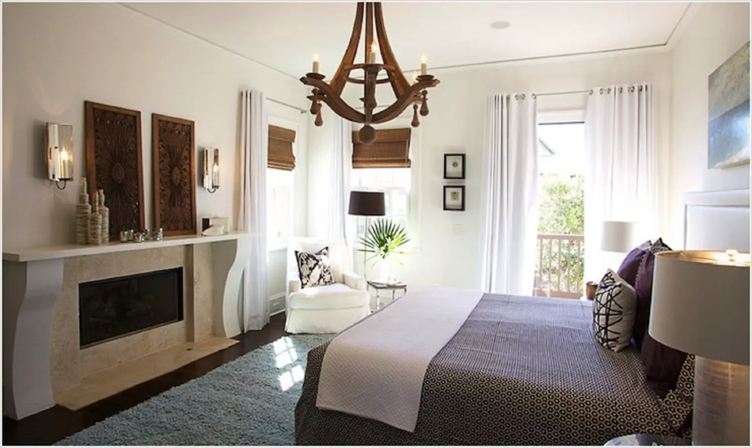 24 Brilliant Primary Bedroom Lighting Ideas That Transform Your Space 16 Wooden Chandelier