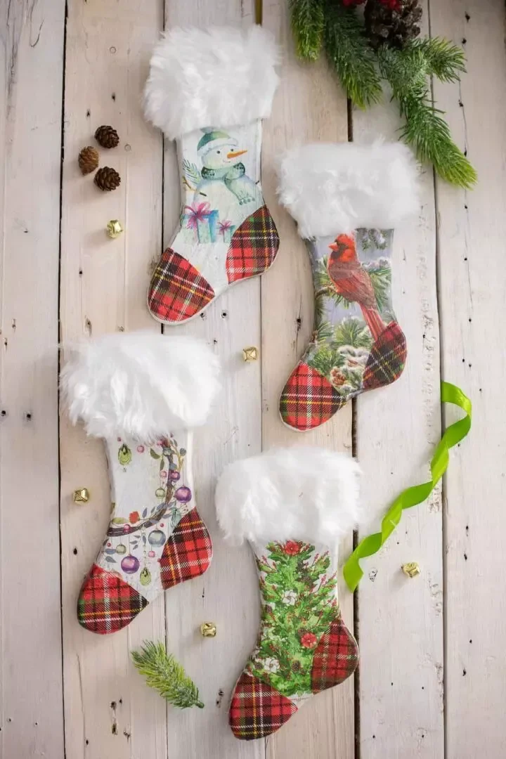41 Creative DIY Christmas Stocking Ideas That Will Transform Your Holiday Decor 23 Wooden Christmas Stockings