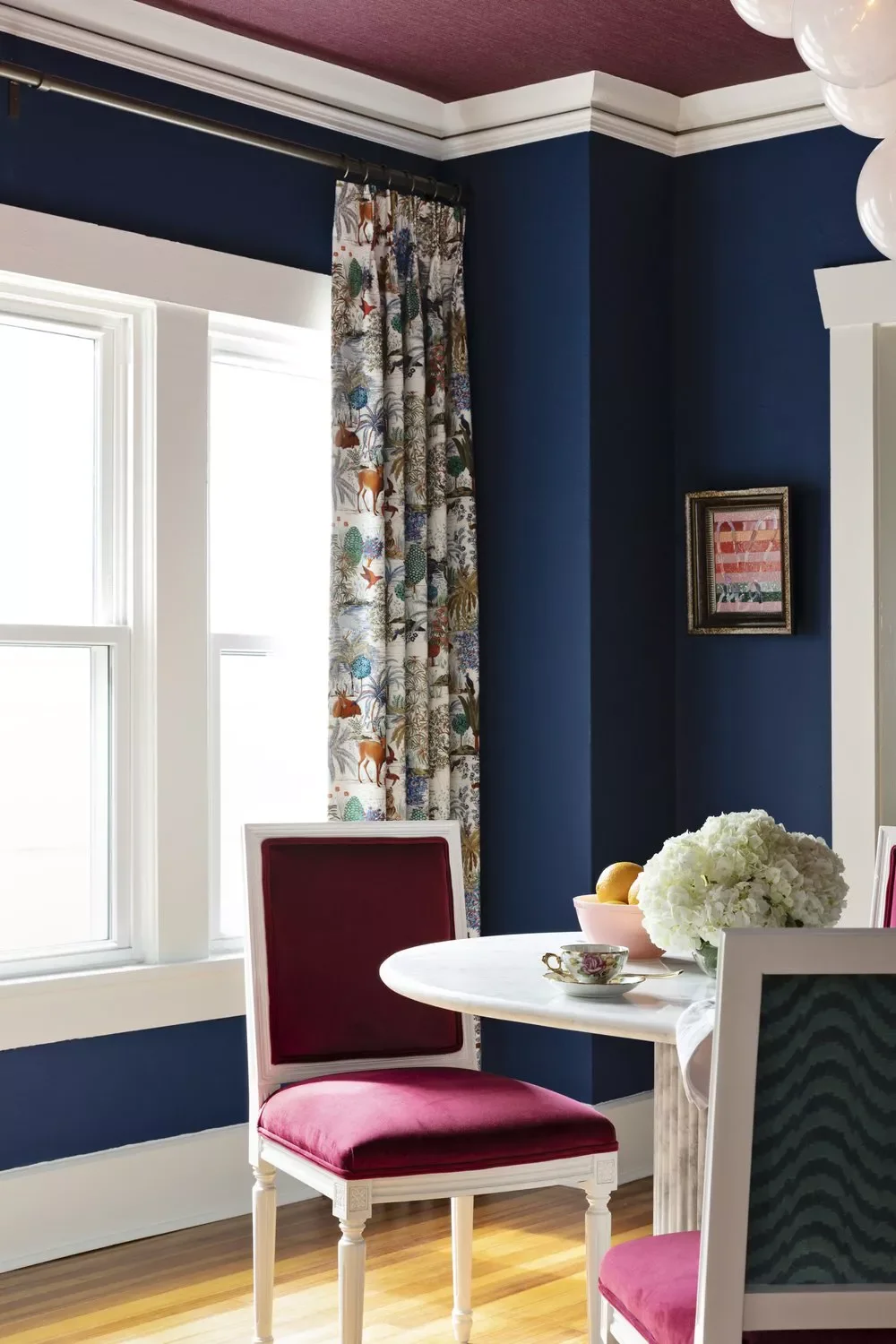30 Stunning Dining Room Curtain Ideas That Will Transform Your Space Woodland Patterned Curtains