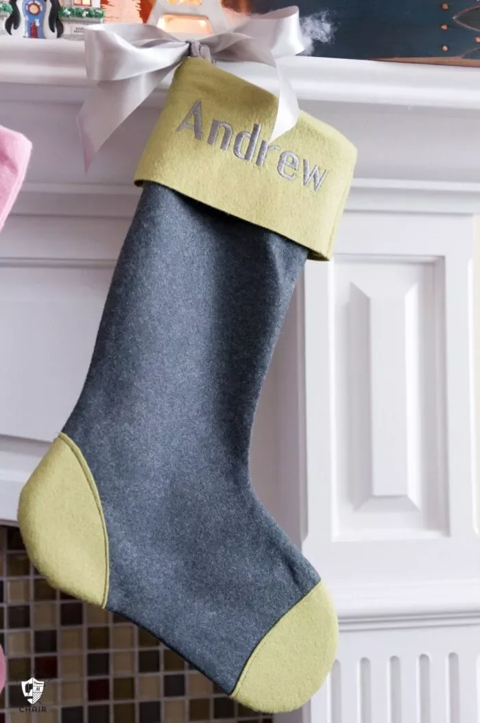41 Creative DIY Christmas Stocking Ideas That Will Transform Your Holiday Decor 29 Wool Christmas Stocking
