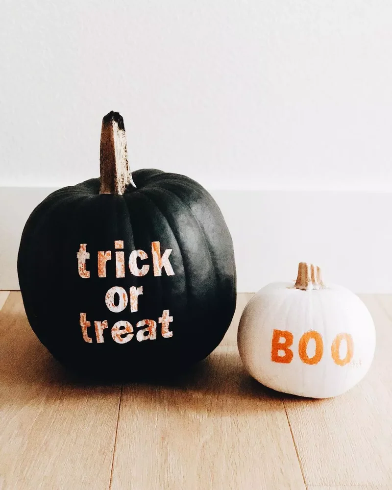90 Creative Pumpkin Decorating Ideas to Try This Season 72 Word Art Pumpkin