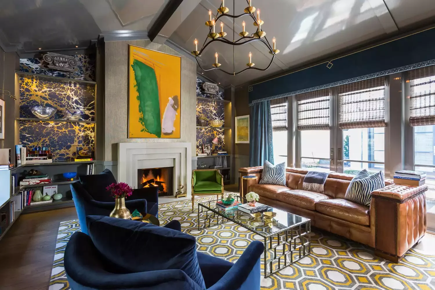 30 Stunning Dark Brown Sofa Living Room Ideas You'll Love 6 Work Peppy Colors Into the Mix