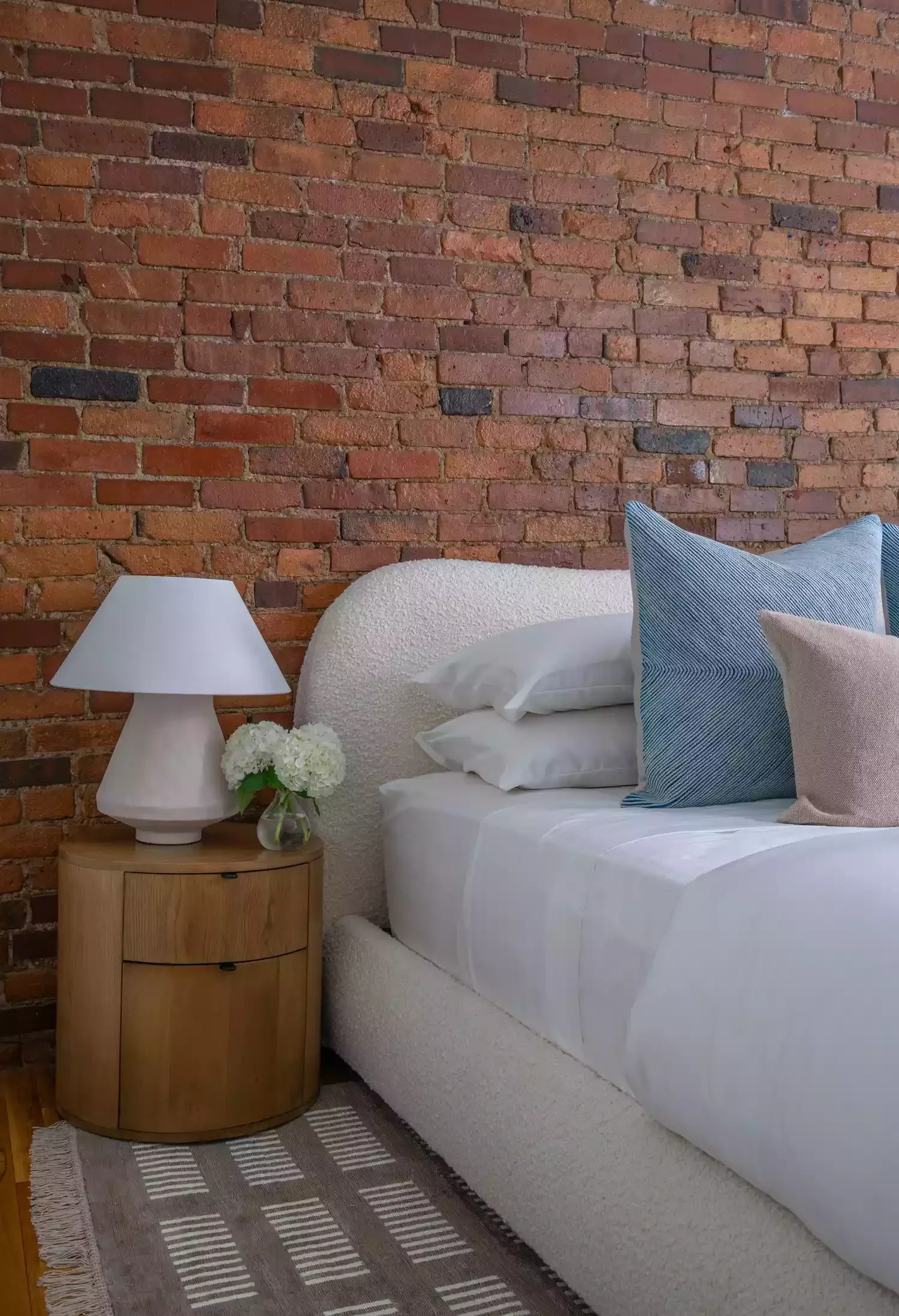 35 Creative Apartment Bedroom Ideas to Transform Your Small Space 16 Work With Your Brick