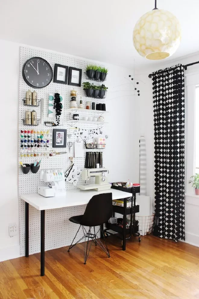 24 Creative Pegboard Organization Ideas That Will Transform Every Space in Your Home Workspace Pegboard
