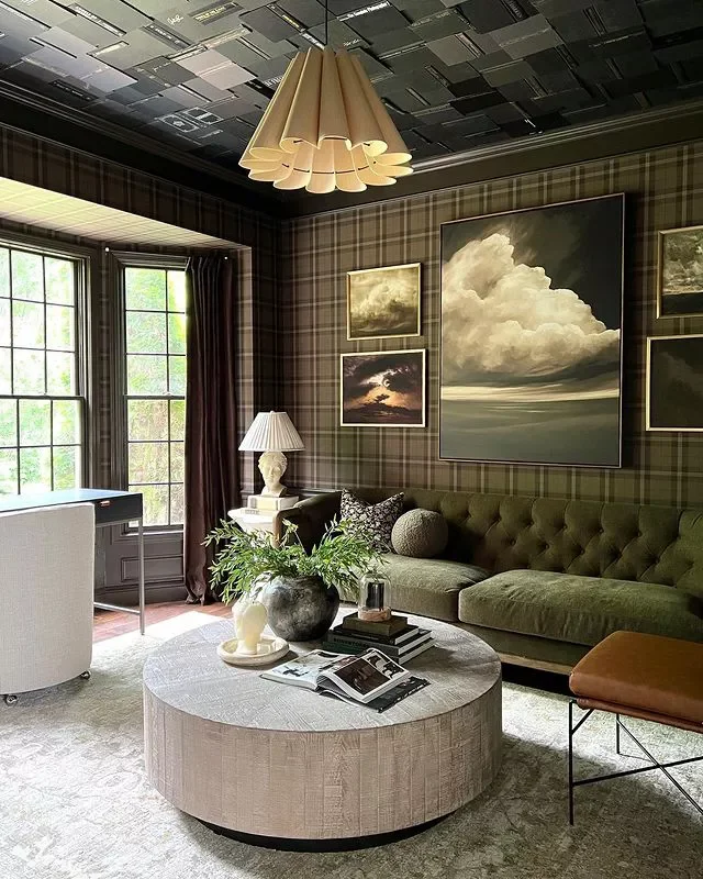 30 Statement-Making Living Room Wall Art Ideas That Transform Your Space 9 Wow With Wallpaper