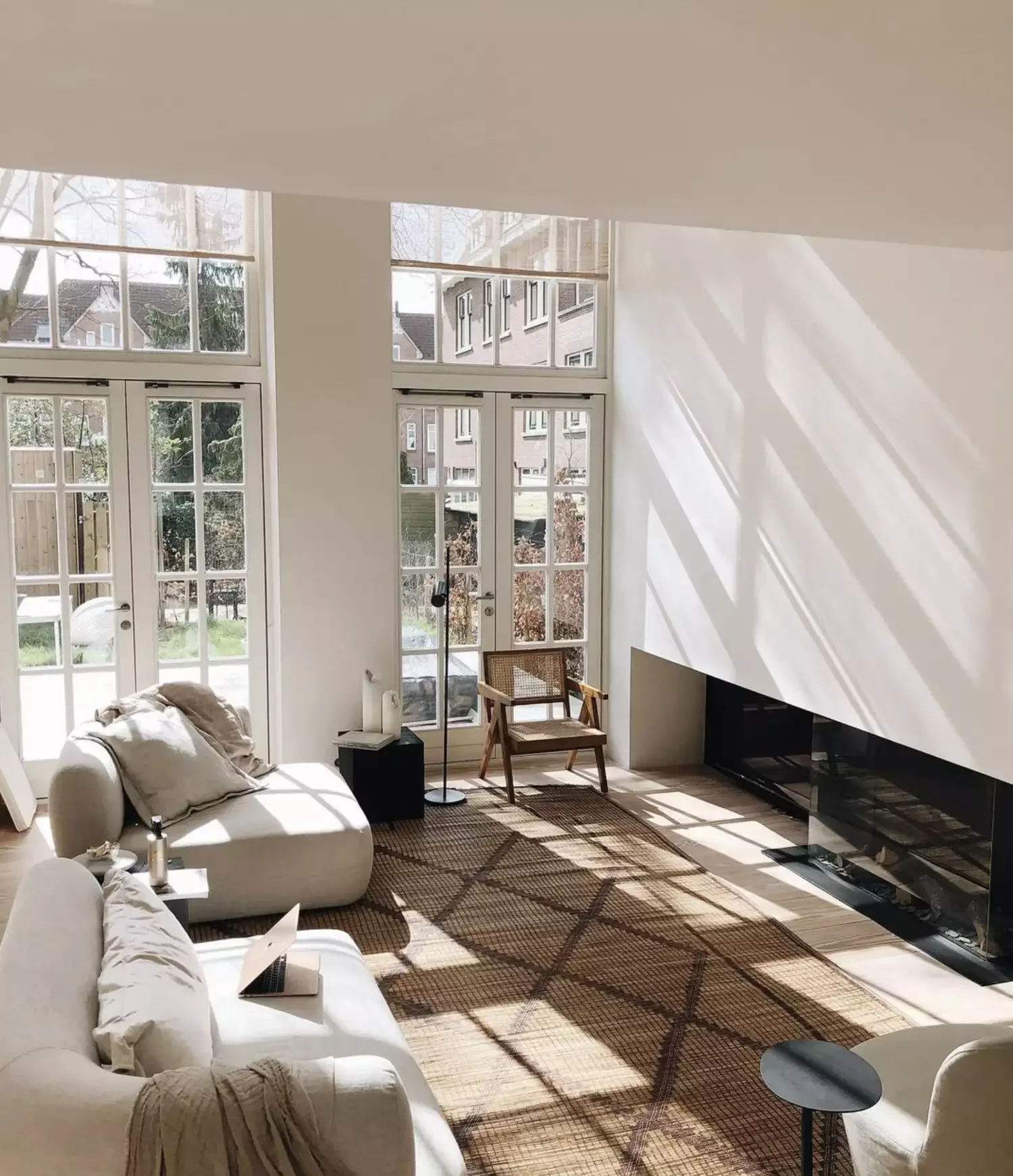 50 Contemporary Fireplace Designs That Will Transform Your Living Space 40 Wow with a Dual Fireplace