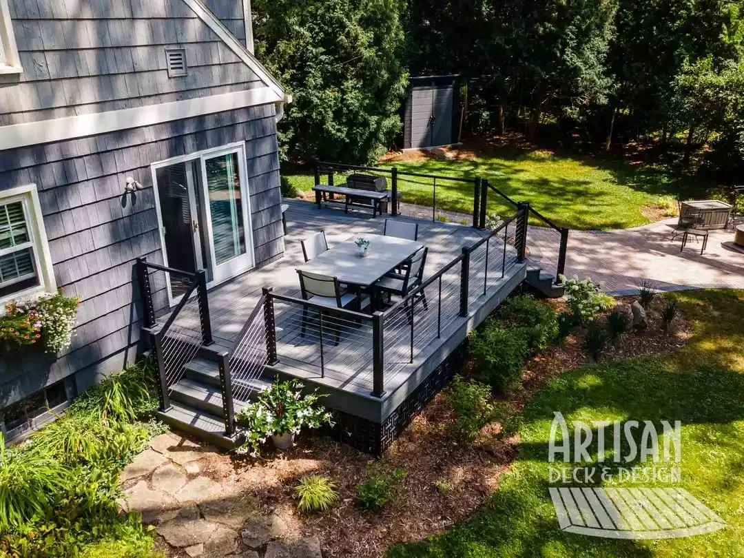 33 Stunning Deck Railing Ideas That Will Transform Your Outdoor Space 29 Wrap Around Deck Railing