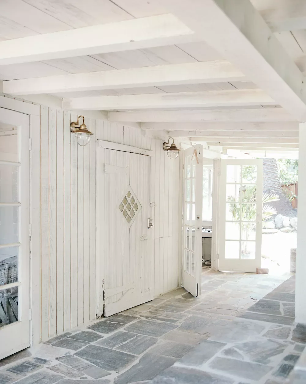 Wraparound Flagstone Patio