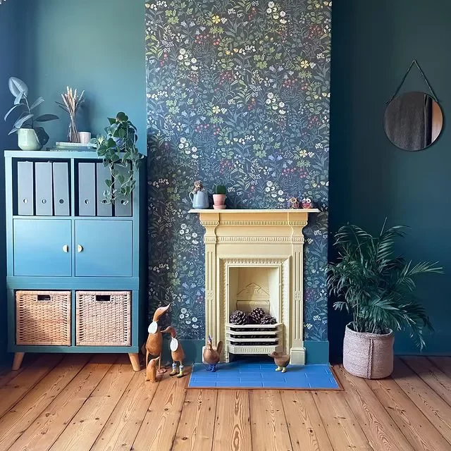 36 Stunning Painted Fireplace Ideas to Transform Your Living Space 3 Yellow Painted Fireplace