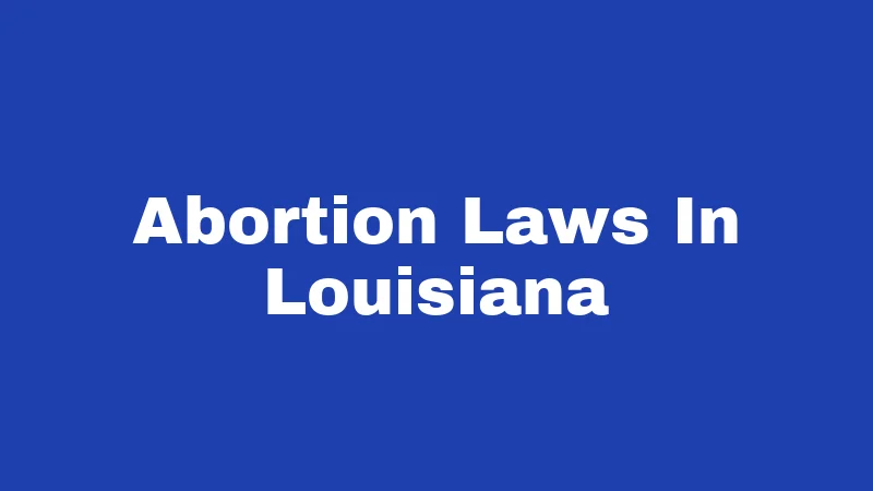 Abortion Laws in Louisiana (2026): The Full Ban Explained 404 Abortion Laws In Louisiana