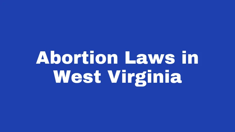 Pregnancy Laws in West Virginia (2026): What Every Mountain State Mom Should Know 1 Abortion Laws in West Virginia