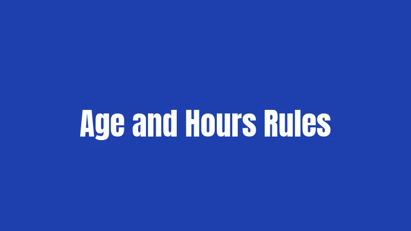 Game Room Laws in Massachusetts (2026): Rules Every Owner Must Know 3 Age and Hours Rules