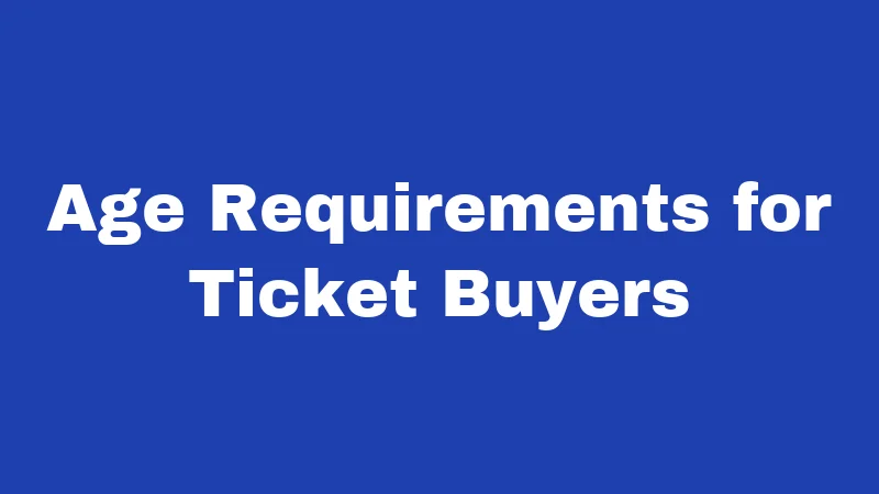 Raffle Laws in Nebraska (2026): The Rules Behind Every Ticket Sold 3 Age Requirements for Ticket Buyers