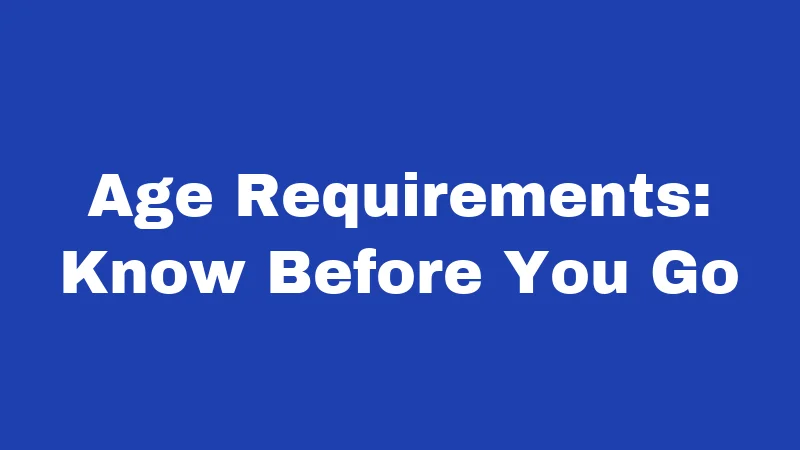 Gambling Laws in Oklahoma (2026): Your Legal Cheat Sheet 4 Age Requirements: Know Before You Go