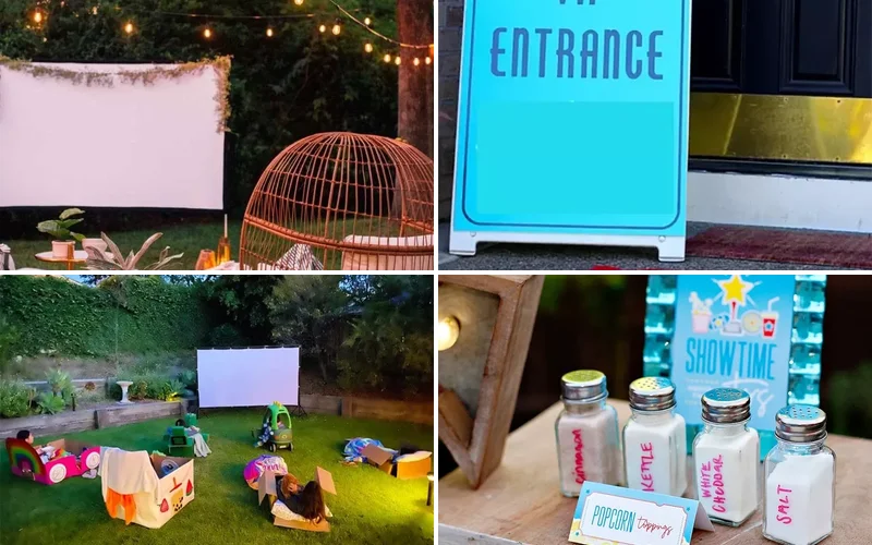 14 Charming Ideas for Creating the Perfect Backyard Movie Experience