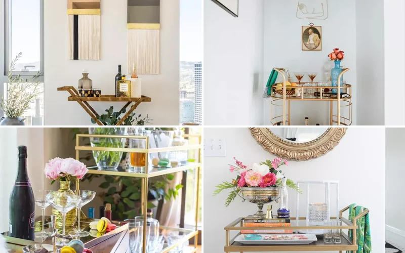 bar cart ideas featured