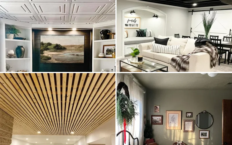 13 Basement Ceiling Ideas to Transform Your Space 19 13 Basement Ceiling Ideas to Transform Your Space