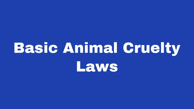 Animal Abuse Laws in Nebraska (2026): When Neglect Turns Into a Felony 1 Basic Animal Cruelty Laws