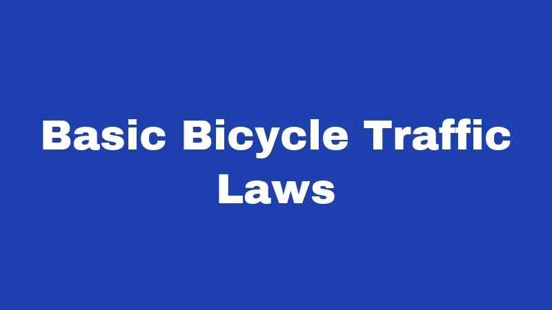 Bicycle Laws in Oregon (2026): Rules Every Rider Must Know 1 Basic Bicycle Traffic Laws