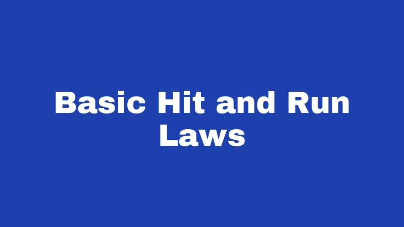 Hit and Run Laws in New Mexico (2026): The Five Minutes That Decide Your Future 1 Basic Hit and Run Laws