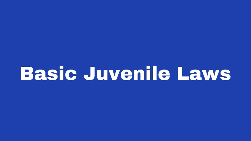 Juvenile Laws in West Virginia (2026): The Real Rules for Teens and Parents 1 Basic Juvenile Laws