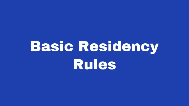 Residency Laws in New Mexico (2026): The Rules Nobody Explains Clearly 1 Basic Residency Rules