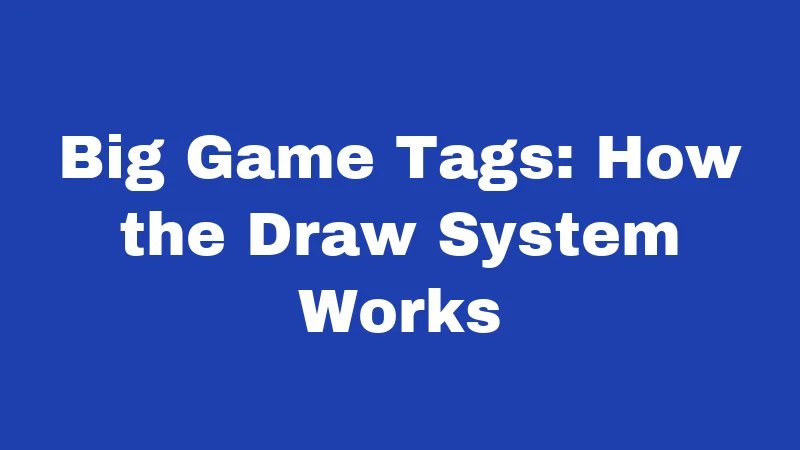 Hunting Laws in Nevada (2026): Rules Every Hunter Must Know 2 Big Game Tags: How the Draw System Works